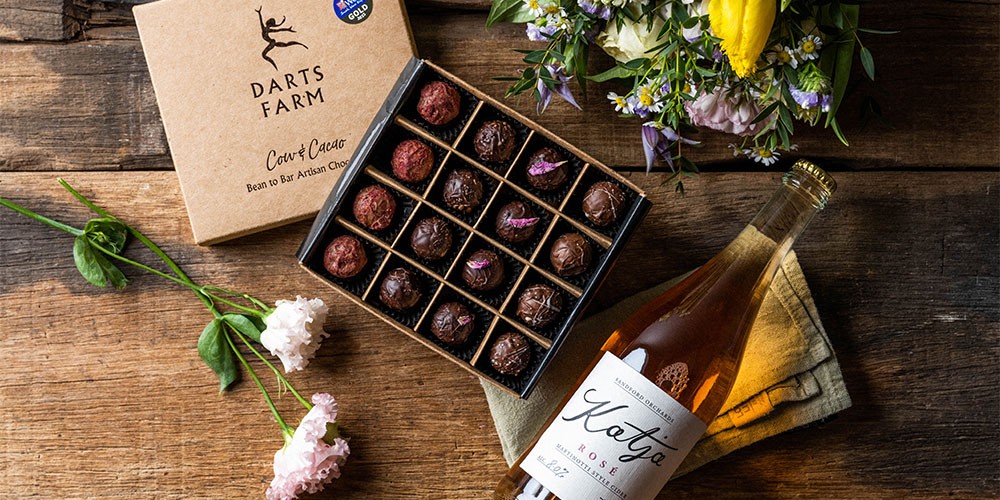 COW & CACAO MOTHER'S DAY TRUFFLES & KATJA ROSE